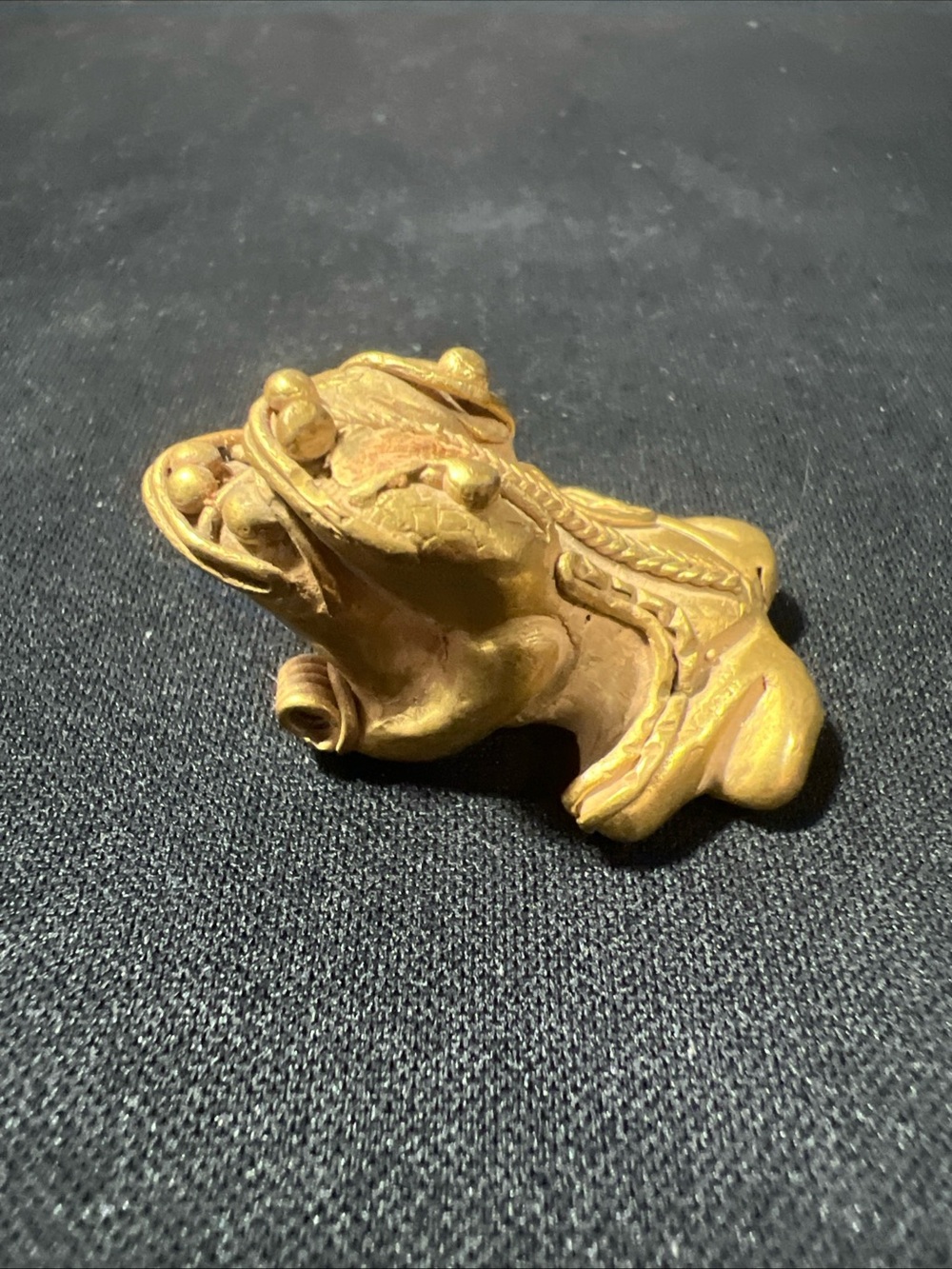 TUMBAGA Gold & Copper Alloy Zoomorphic Figurine/Pendant Columbian Art
